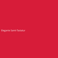 Elegante Samt-Tastatur