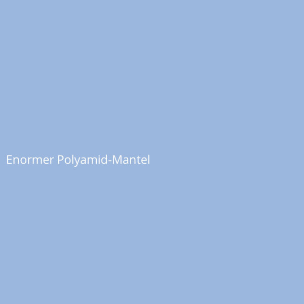 Enormer Polyamid-Mantel