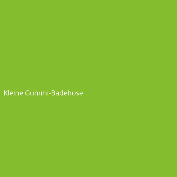 Kleine Gummi-Badehose