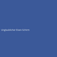 Unglaublicher Eisen-Schirm