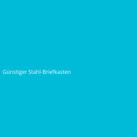 Günstiger Stahl-Briefkasten