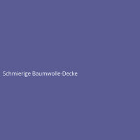 Schmierige Baumwolle-Decke