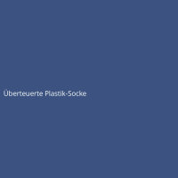 Überteuerte Plastik-Socke