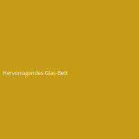 Hervorragendes Glas-Bett